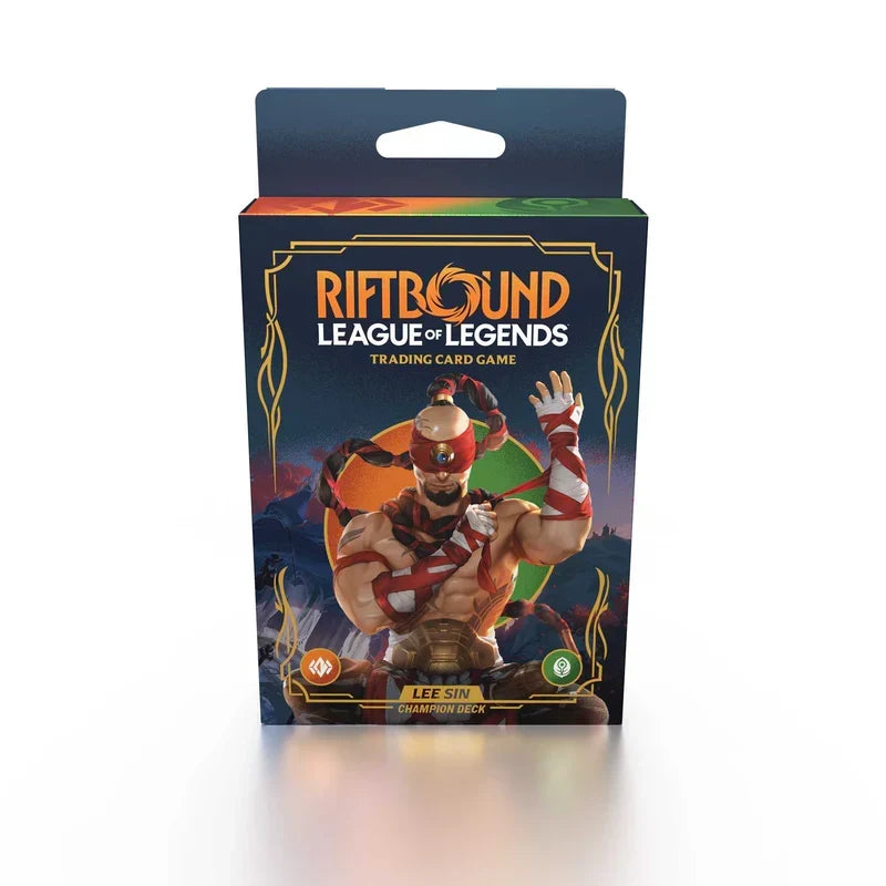 Riftbound: League of Legends - Origins Champion Deck - Lee Sin Display