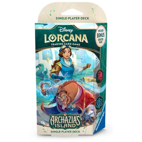 Disney Lorcana Set 7 - Archazia's Island Starter Deck Ruby / Sapphire