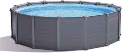 Intex 15.6Ft X 49In above Ground Swimming Pool Set W/Sand Filter Pump & Ladder