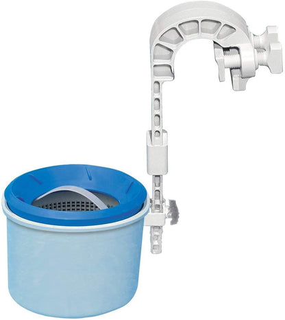 Intex 120 Volt Krystal Clear Salt Chlorine Generator Pool System and Wall Mount Surface Skimmer with 3 Self Clean Modes and Strainer Basket