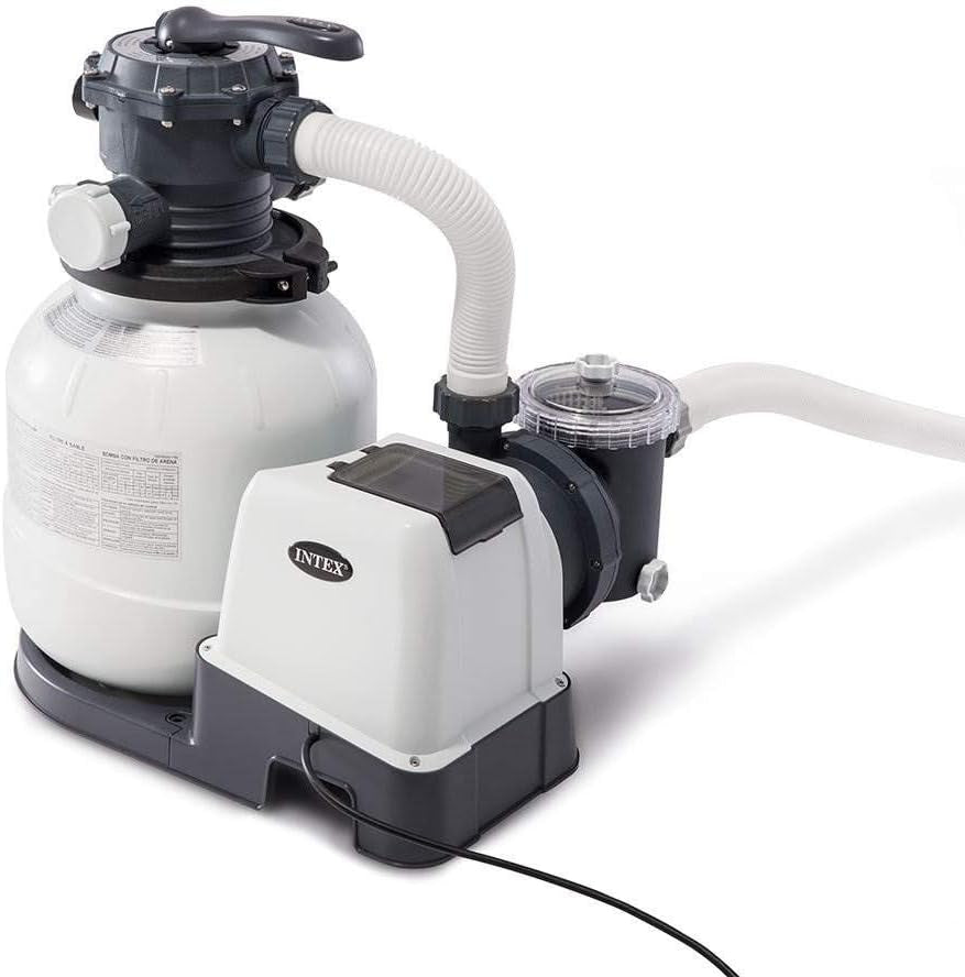 Intex 2100 GPH Pool Sand Filter Pump W/Krystal Clear Saltwater System