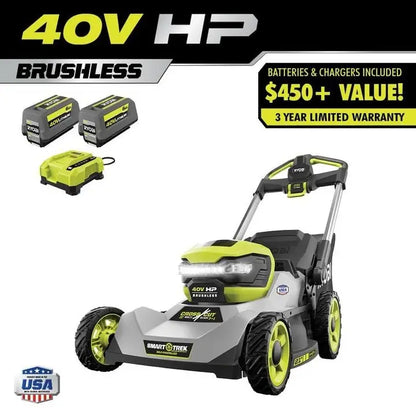 40V HP Brushless 21″ Self-Propelled Multi-Blade Mower Kits.
