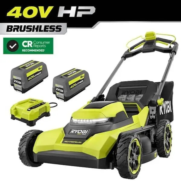Kit de Cortadora Autopropulsadas Sin Escobillas de 21″ y 40 V HP.