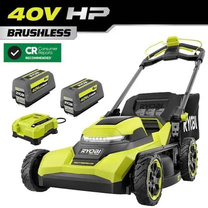 Kit de Cortadora Autopropulsadas Sin Escobillas de 21″ y 40 V HP.