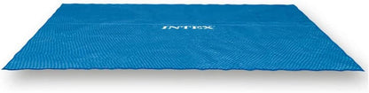 INTEX 26355EH Ultra 18'X9'X52" Ultra XTR Rectangular Frame Pool Set with 120V 1,200 GPH Sand Filter Pump, Ladder, Ground Cloth, and Solar Pool Cover