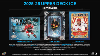 2025/26 Upper Deck Ice Hockey Hobby 16 Box Case