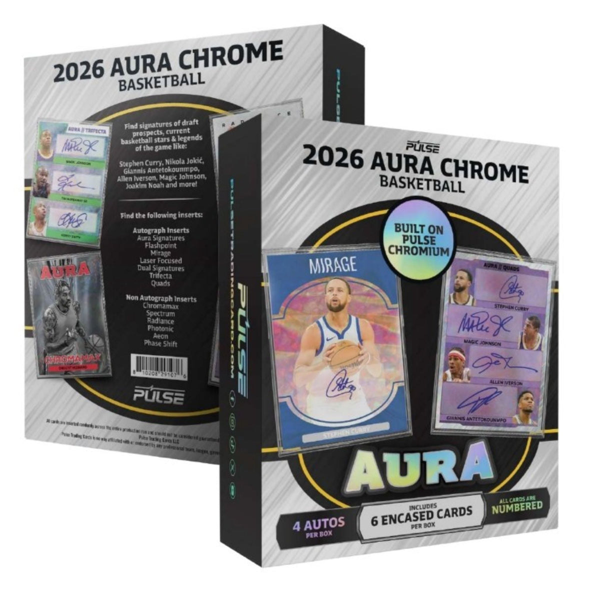 2026 Pulse Aura Chrome Basketball Hobby Box