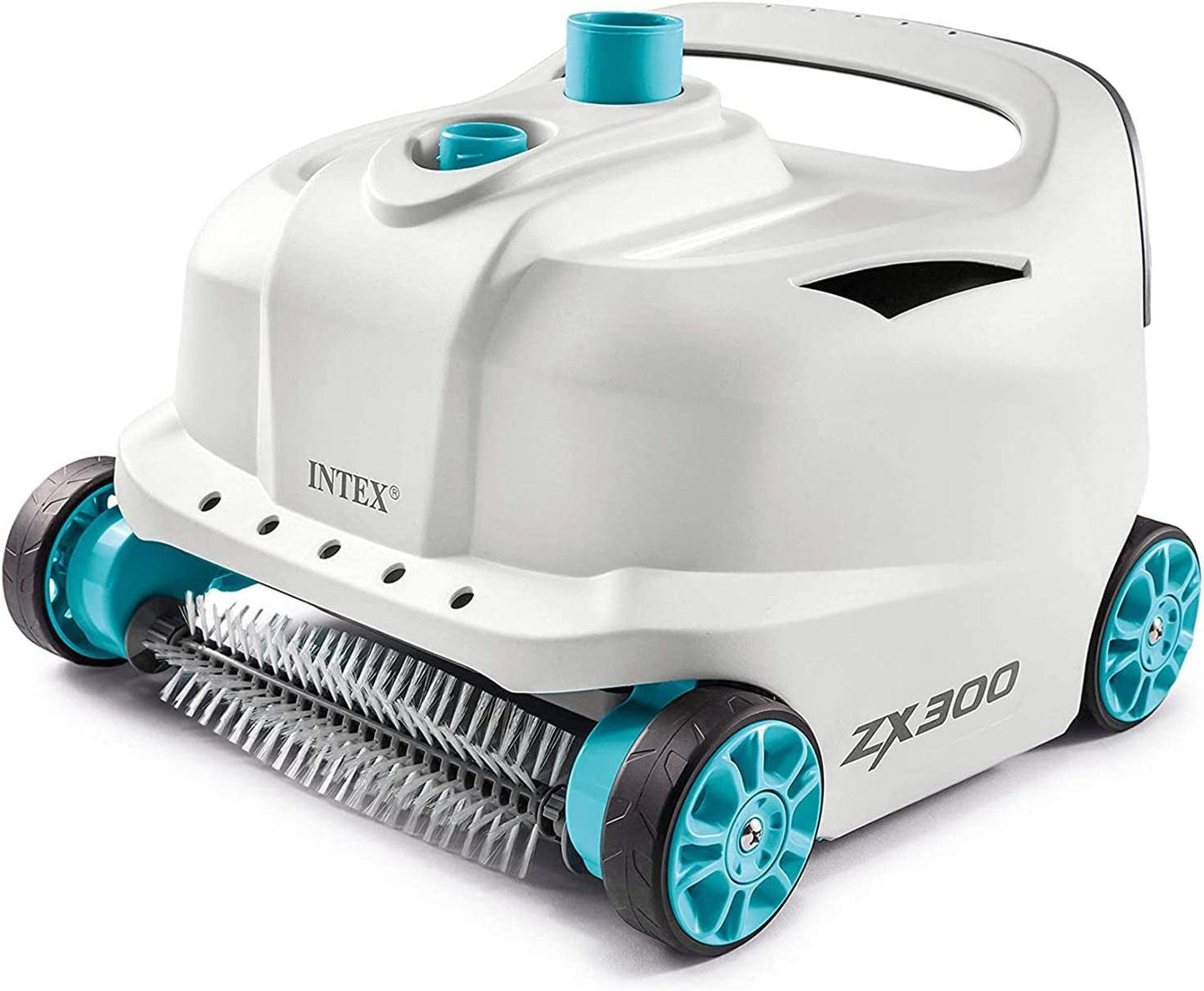 Intex 26711EH 12Ft X 30In Prism Frame above Ground Swimming Pool with 530 GPH GCFI Filter Pump and Robot Vacuum Cleaner Fits up to 6 People