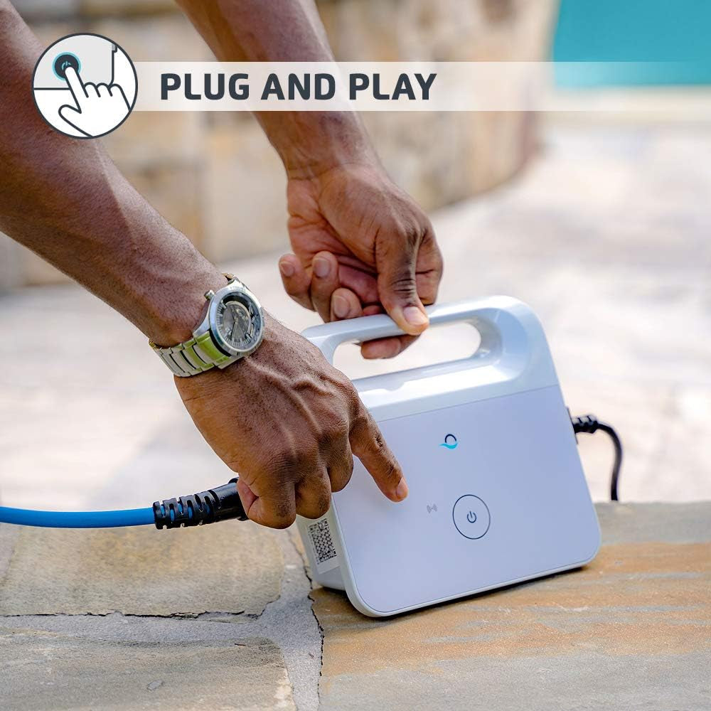 Dolphin Triton PS plus Wifi Operated Robotic Pool [Vacuum] Cleaner - Ideal for in Ground Swimming Pools up to 50 Feet - Powerful Suction to Pick up Small Debris - Easy to Clean Top Load Filter Basket