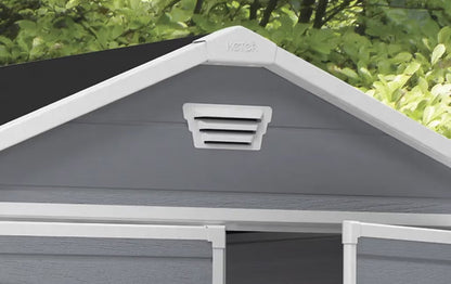 Manor Shed 6x8ft Double Door - Grey