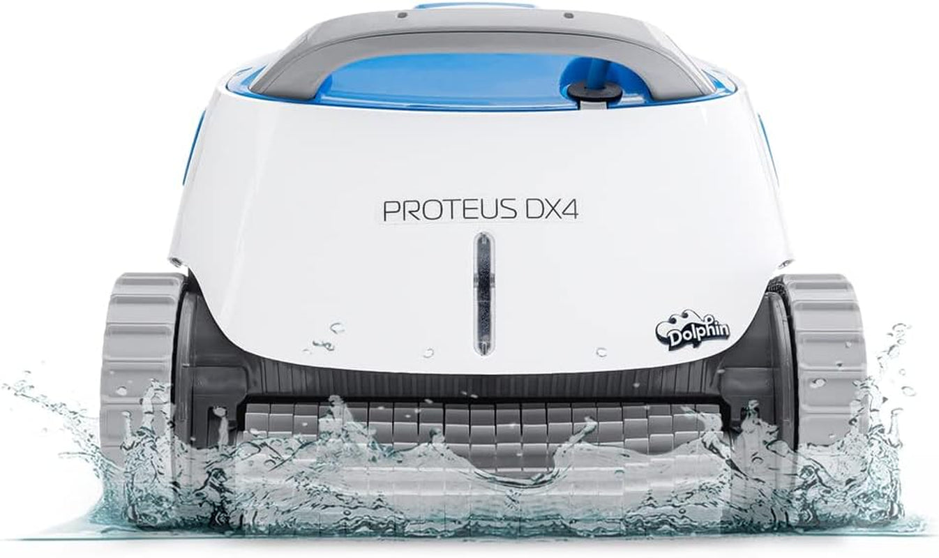 Dolphin Proteus DX3 Robotic Pool Vacuum Cleaner All Pools up to 33 FT - Wall Climbing Scrubber Brush