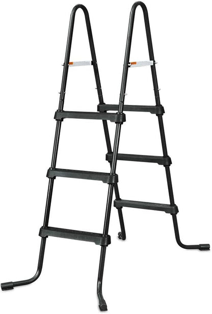 Summer Waves P41408361 14 X 8 Foot 36 Inch Elite Metal Frame Rectangular above Ground Pool with SFX600 Skimmerplus Filter Pump and Surestep Ladder