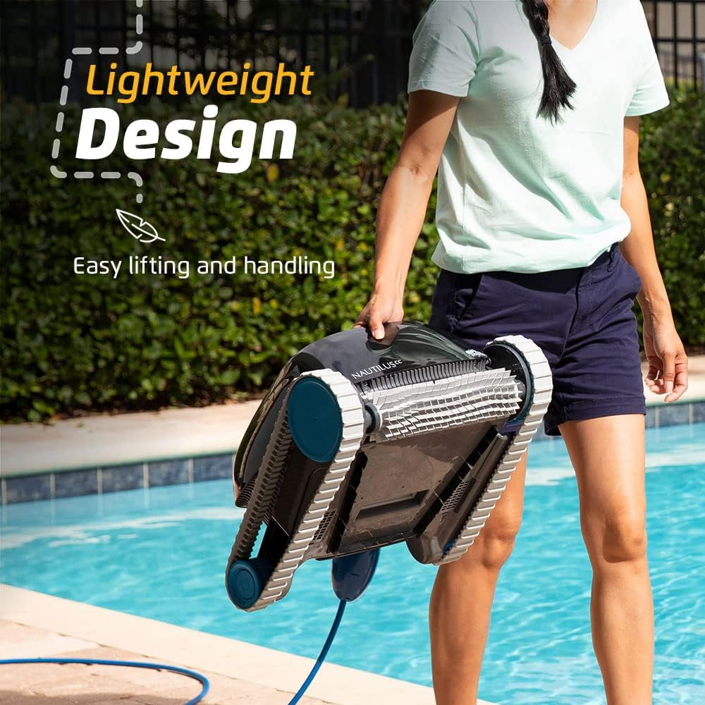 Dolphin Nautilus CC Robotic Pool Vacuum Cleaner up to 33 FT - Bundle with Ultra Fine Filter Basket