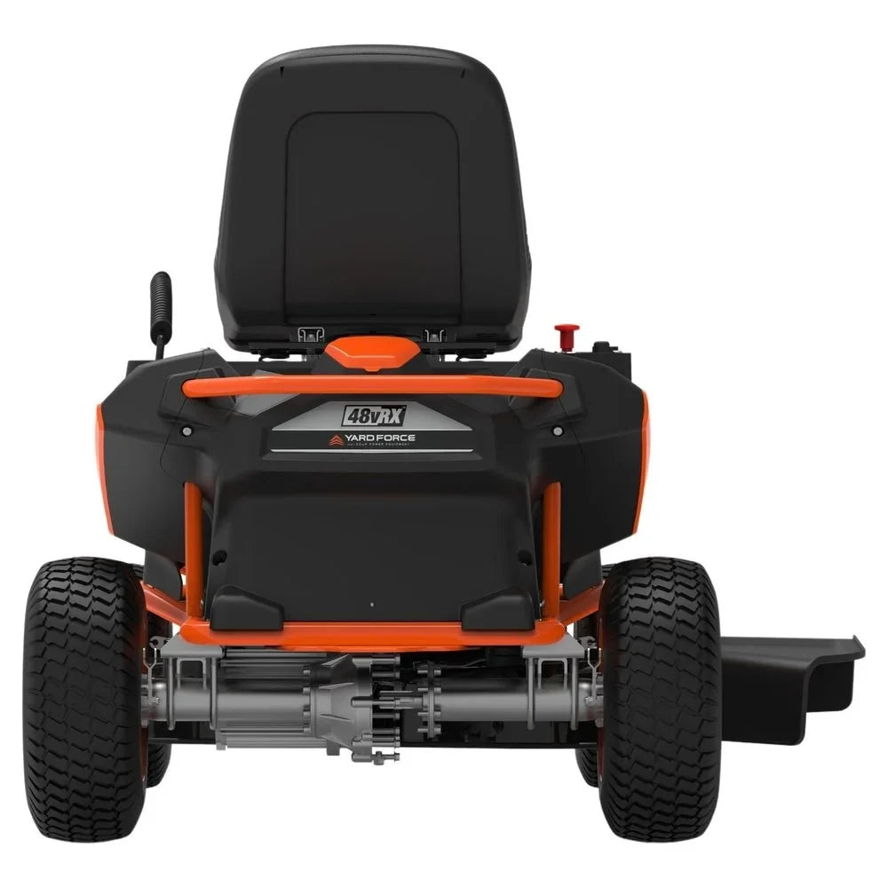 Yard Force 38″ 48V Battery-Powered Riding Lawn Mowers.