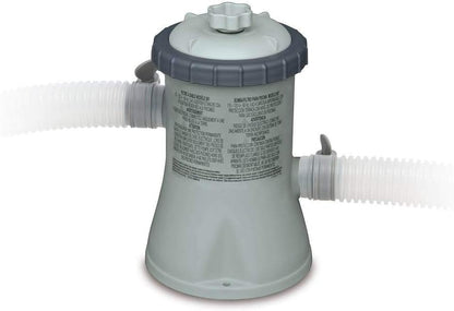 Intex 10 X 2.5 Foot round Metal Frame above Ground Pool + 330 GPH Filter Pump