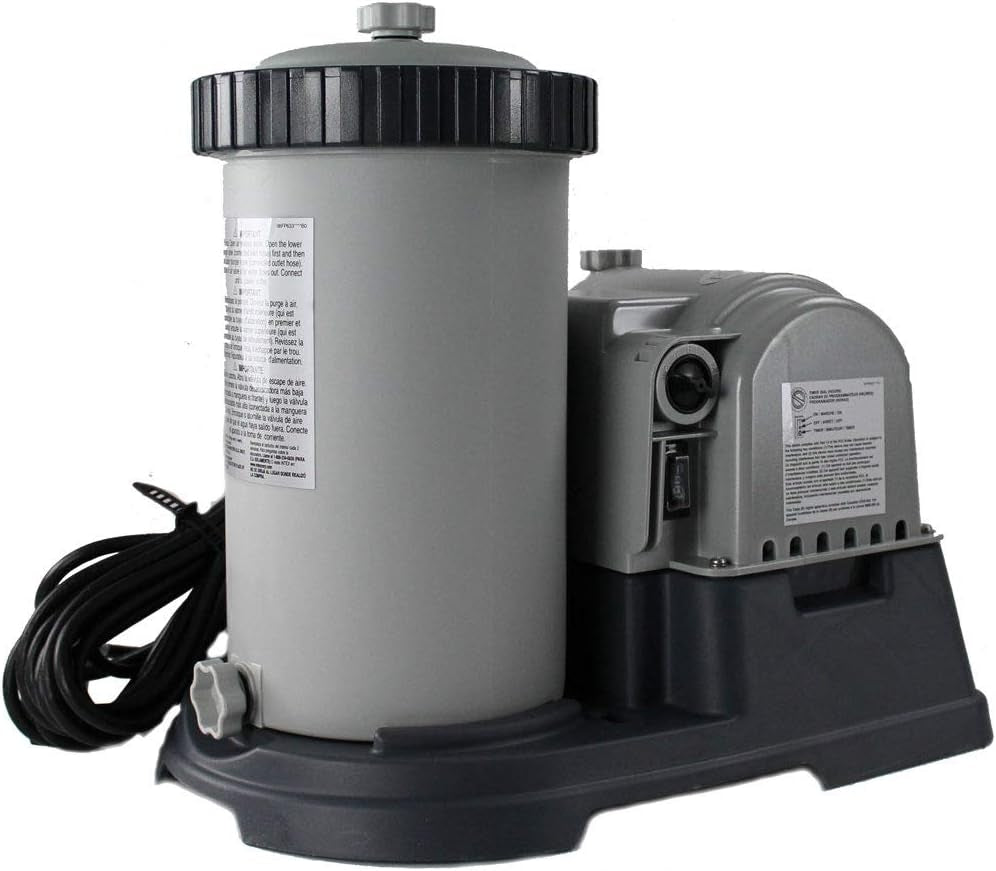 Intex 18’ X 48” above Ground Swimming Pool and 2500 GPH Cartridge Filter Pump