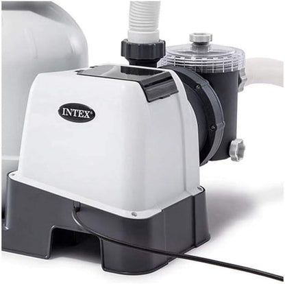 Intex 2100 GPH Pool Sand Filter Pump W/Krystal Clear Saltwater System