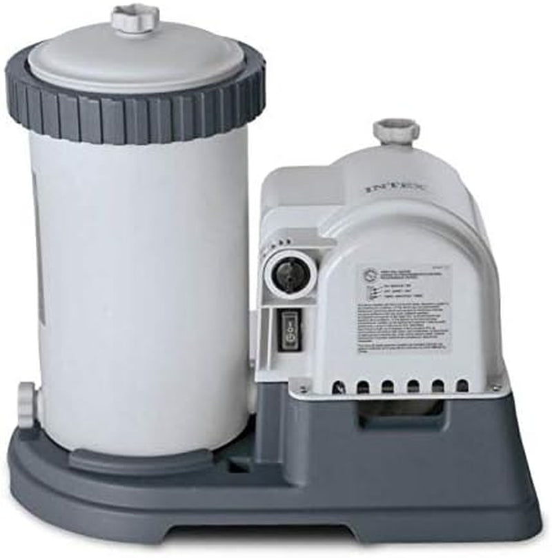 Intex 2500 GPH Swimming Pool Filter Pump + Replacement Filter Cartridge (3 Pack)