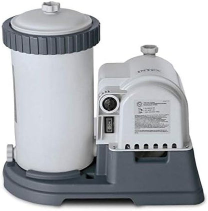 Intex 2500 GPH Swimming Pool Filter Pump + Replacement Filter Cartridge (3 Pack)