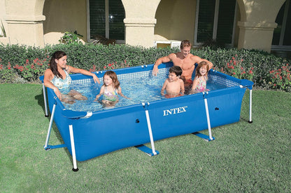 Frame above Ground Baby Splash Swimming Pool Bundled W/Intex Filter Pump
