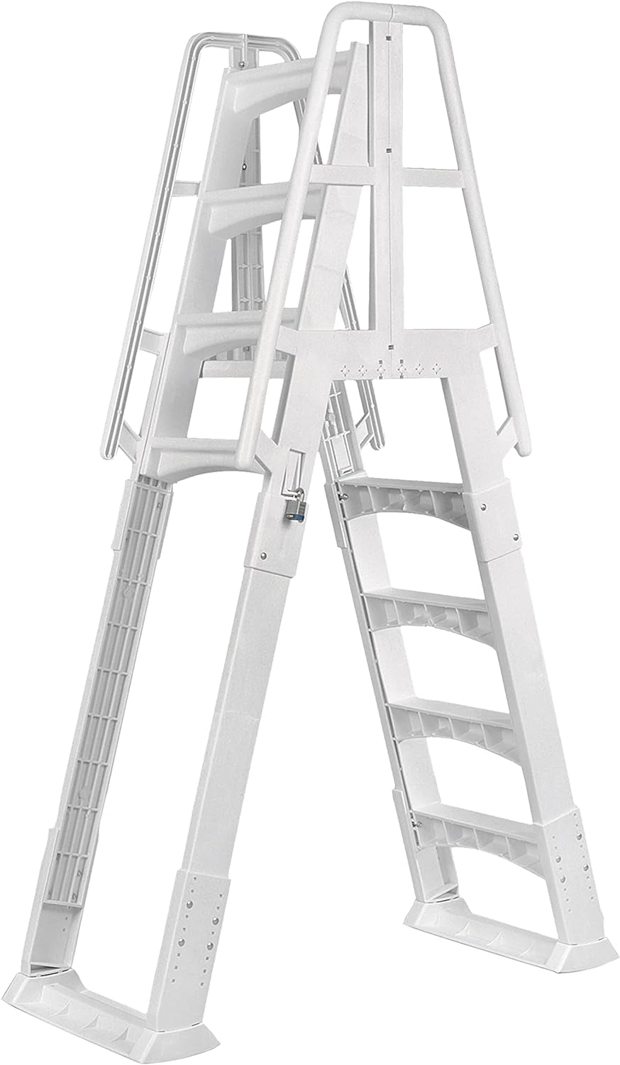 Blue Wave NE9880 Premium A-Frame above Ground Pool Ladder, White