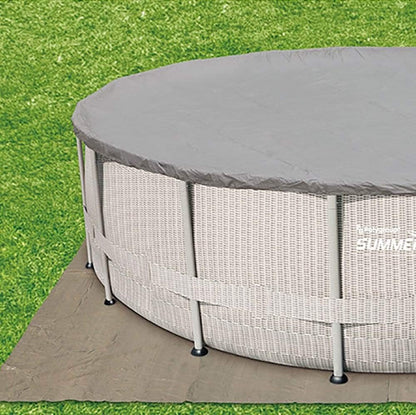 Summer Waves 20Ft X 48In above Ground Backyard Swimming Pool Set W/Ladder & Cover