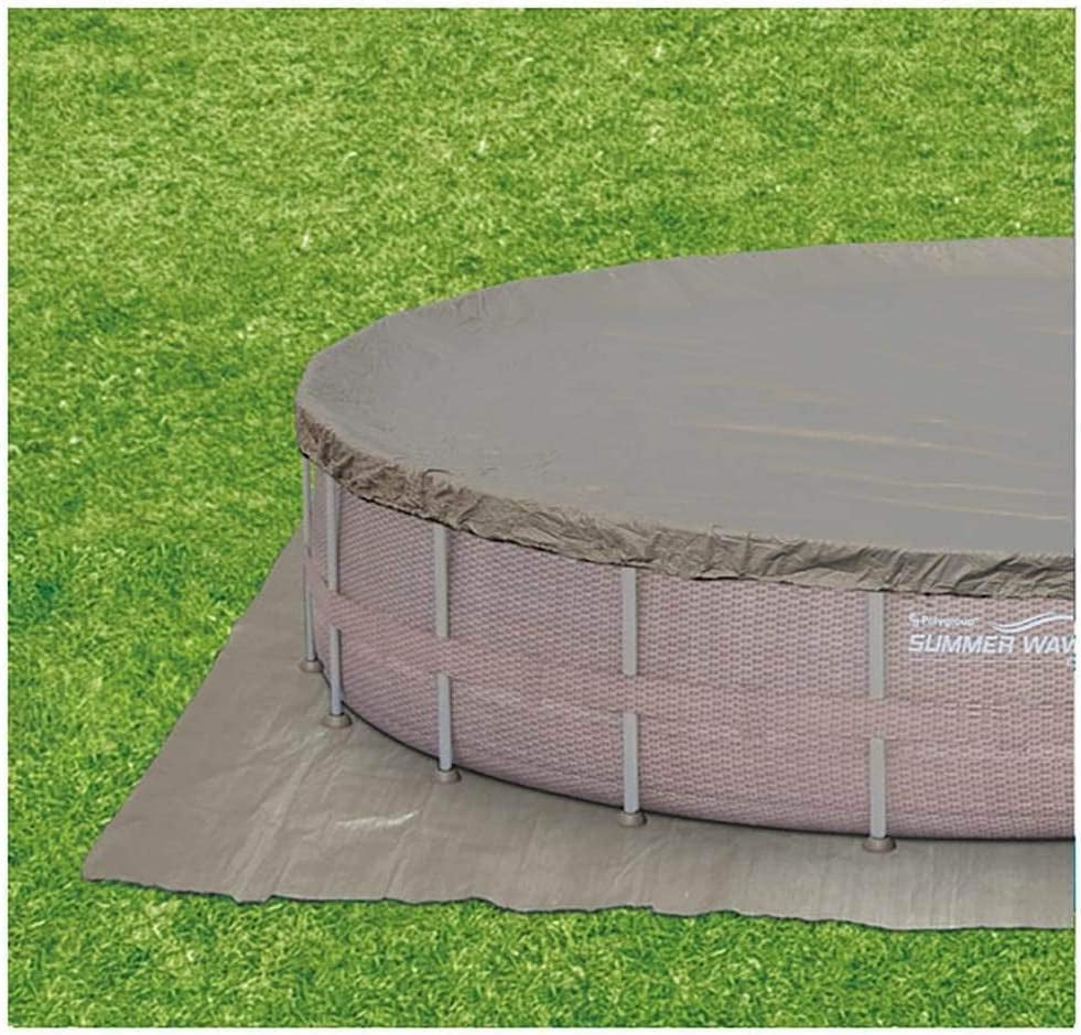 Summer Waves 16Ft X 48In Elite Wicker Print above Ground Frame Pool Set W/Pump