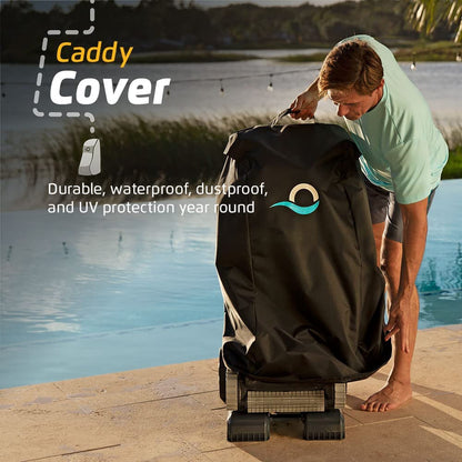 Dolphin Nautilus CC plus Robotic Pool Vacuum Cleaner up to 50 FT Premium Bundle with Caddy and Cover