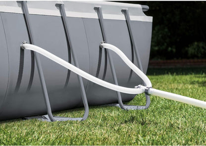 Intex Ultra 18 Foot XTR Rectangular Metal Frame Swimming Pool Set W/Pump Filter