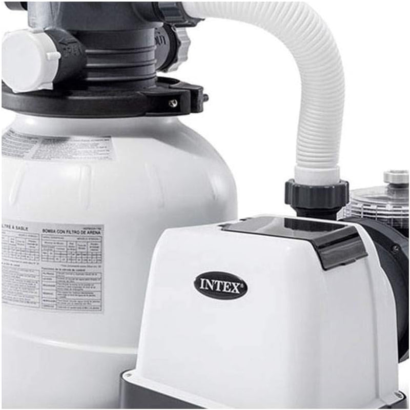 Intex 2100 GPH Pool Sand Filter Pump W/Krystal Clear Saltwater System