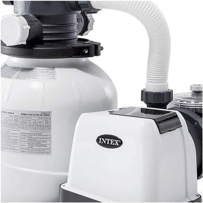 Intex 2100 GPH Pool Sand Filter Pump W/Krystal Clear Saltwater System