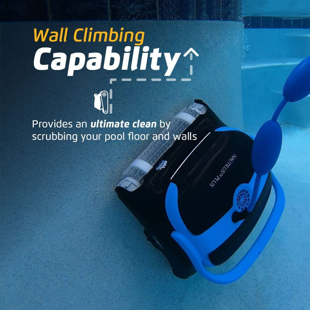 Dolphin Nautilus CC plus Robotic Pool Vacuum Cleaner up to 50 FT - Bundle with Ultra Fine Filter