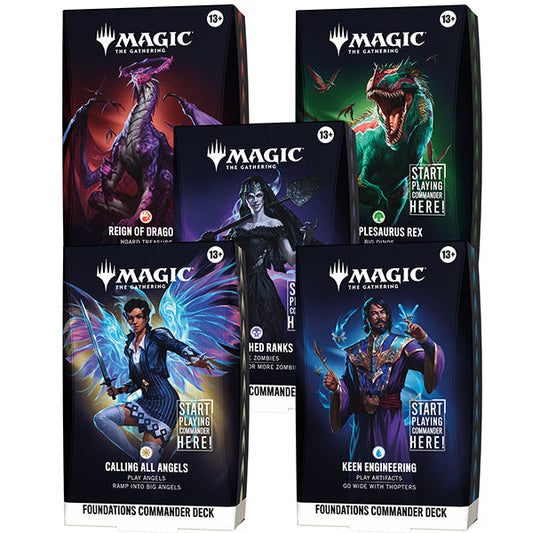 Magic: The Gathering - Reality Fracture Foundations Starter Commander Deck Set of 5 (PRE-ORDER)