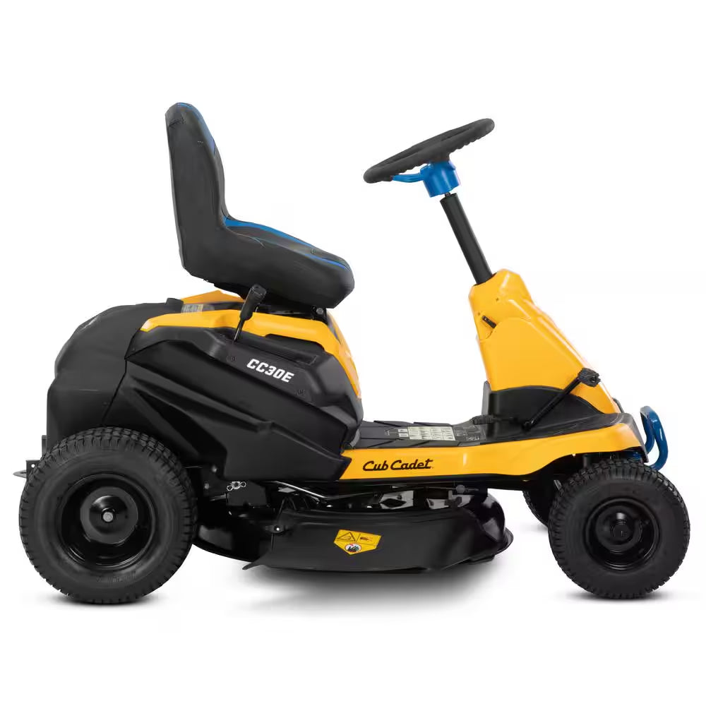 Cub Cadet CC30E 30 In. 56V 30Ah Electric Cordless Riding Lawn Mower