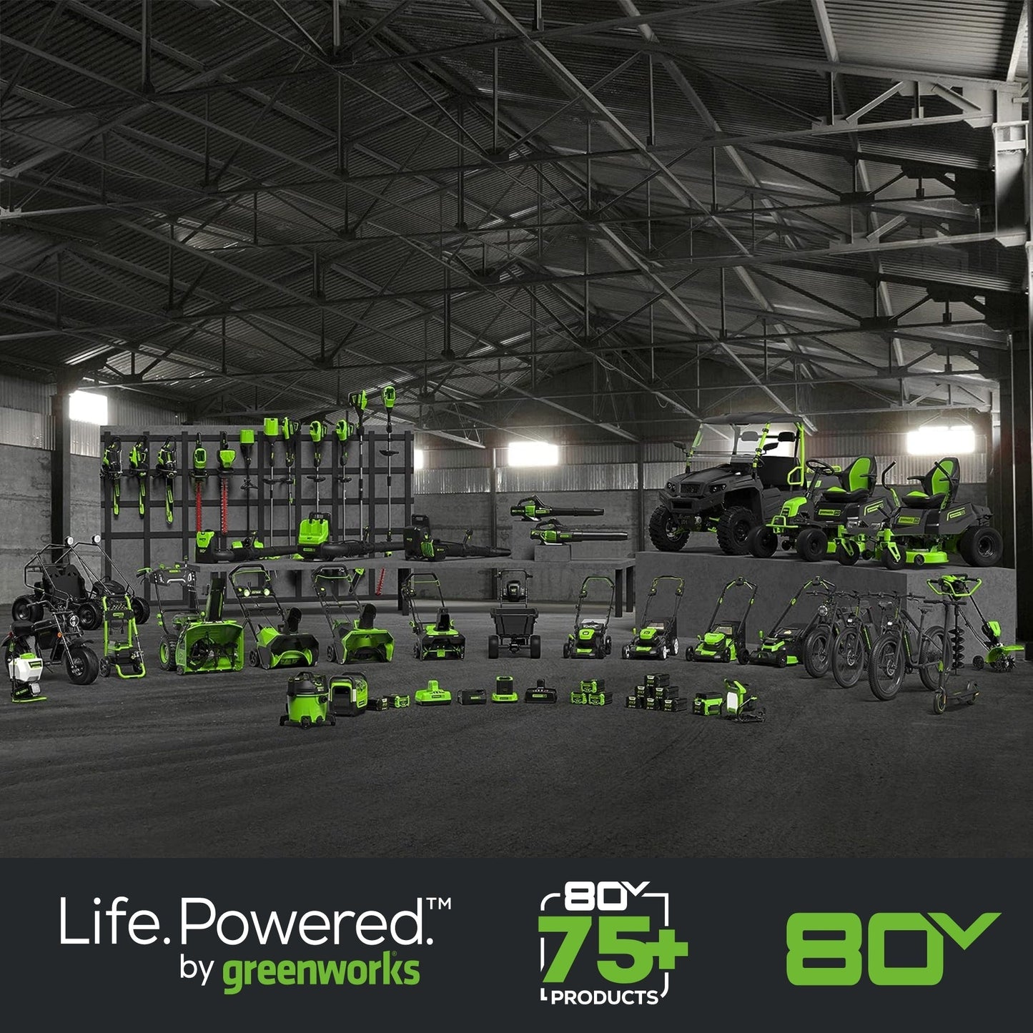 80V 21" Self-Propelled Mower 5-pc Combo Kit w/ (1) 4Ah Battery, (1) 2Ah Battery & (2) Chargers