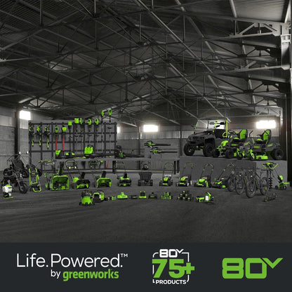 80V 21" Self-Propelled Mower 5-pc Combo Kit w/ (1) 4Ah Battery, (1) 2Ah Battery & (2) Chargers