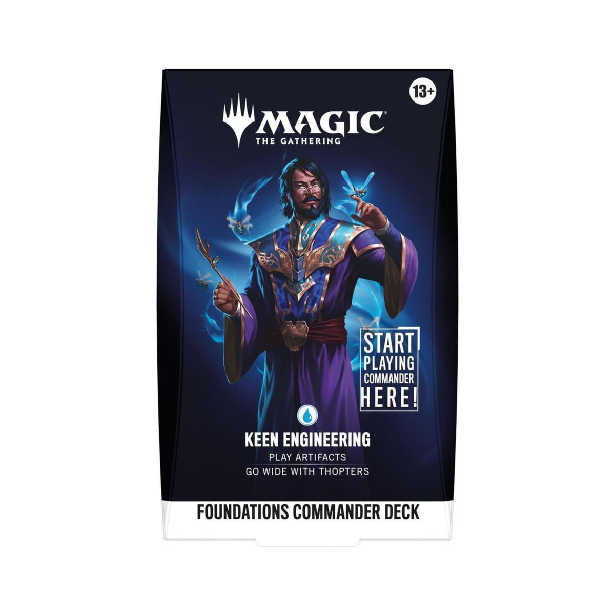 Magic: The Gathering Foundations Commander Deck Keen Engineering FDC – Ready to Play 100-Card MTG Deck with Foil Commander, Tokens & Deck Box (PREORDER - Release Date Oct. 2, 2026)