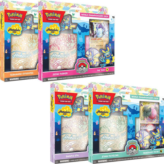 Pokémon 2024 World Champions Decks - Set of 4