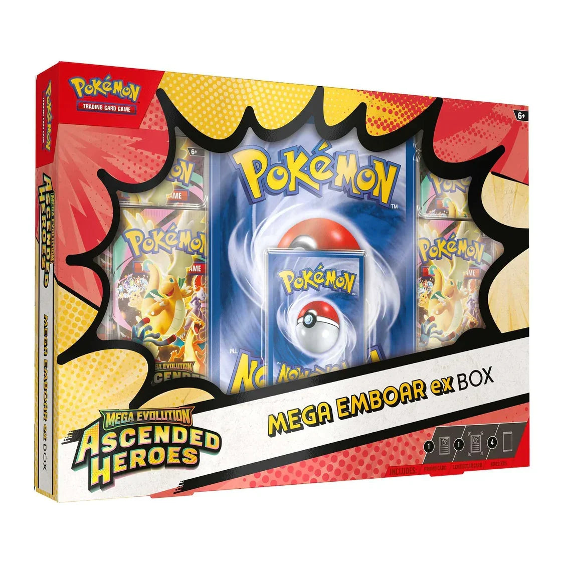 Pokemon - Mega Evolution Ascended Heroes Mega Emboar ex Box