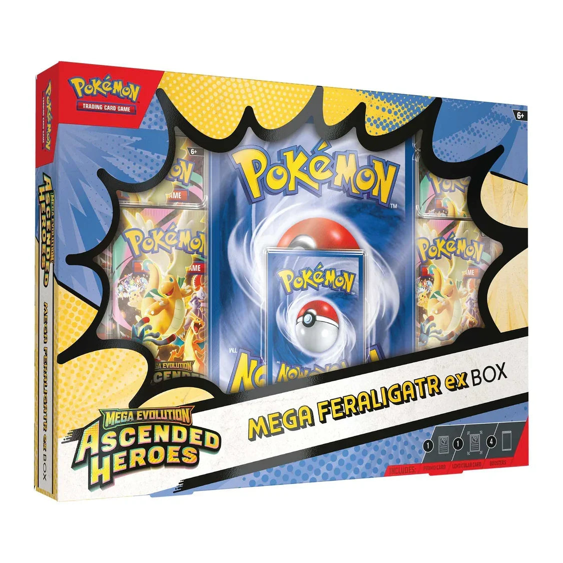 Pokemon - Mega Evolution Ascended Heroes Mega Feraligatr ex Box