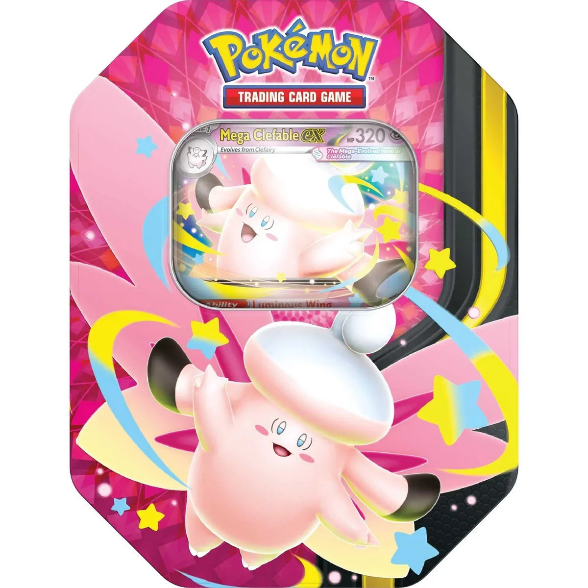 Pokémon TCG: Mega Moonlit Tin - Clefable