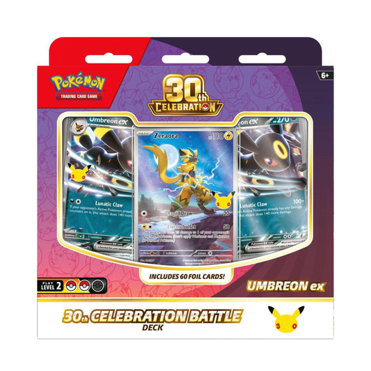 Pokémon TCG: 30th Celebration Battle Deck – Umbreon ex (Ready-to-Play 60 All-Foil Card Deck) - (PREORDER - Release Date Oct. 30, 2026)