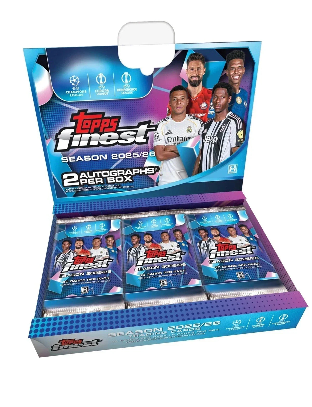 Topps - Finest UEFA Champions League 2025-26 Hobby Box