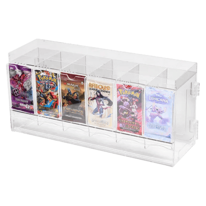 The Acrylic Box - 6- Slot Booster Pack Dispenser