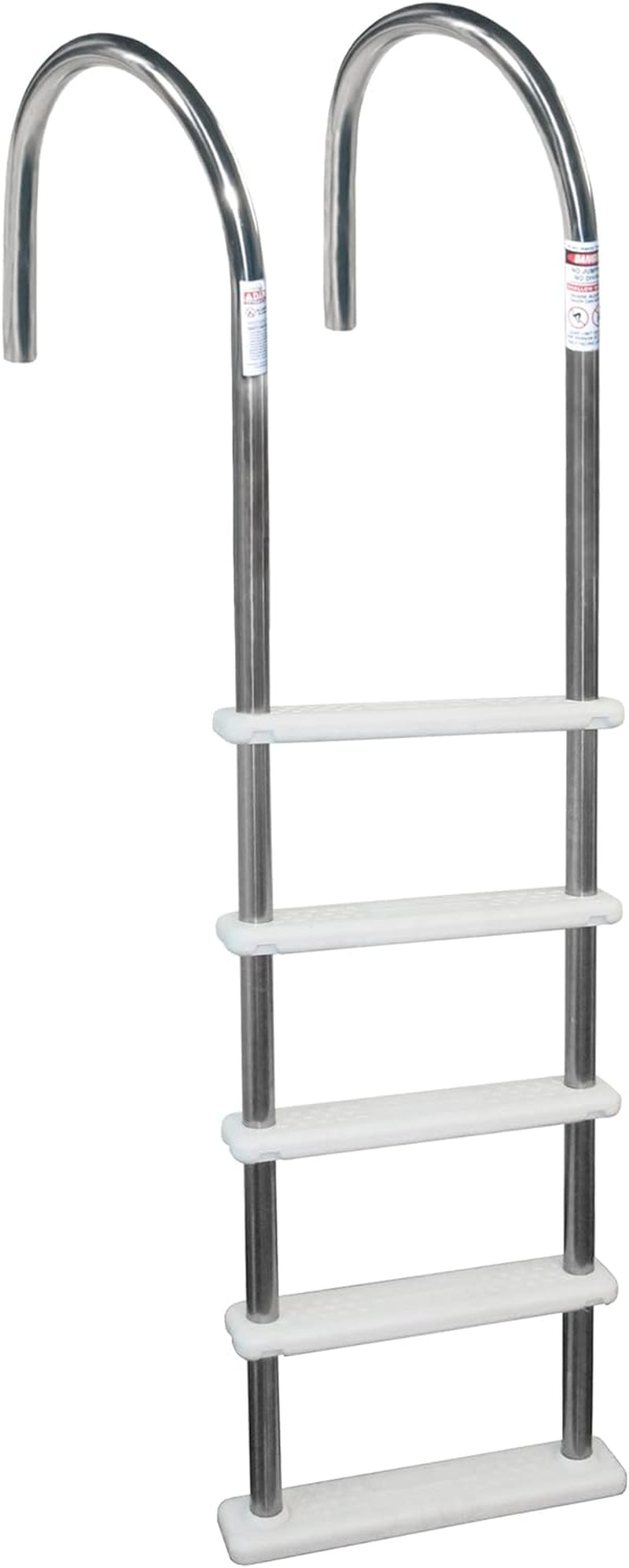 Blue Wave NE122SS Stainless Steel In-Pool Ladder,Silver/White
