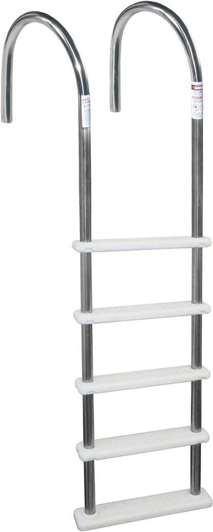 Blue Wave NE122SS Stainless Steel In-Pool Ladder,Silver/White
