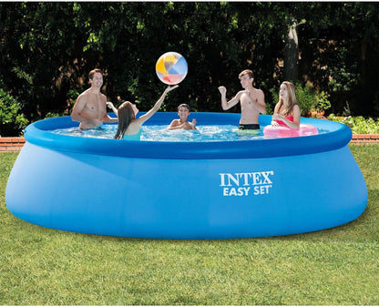 Inflatable above Ground Swimming Pool Bundled W/Pool Filter Pump System