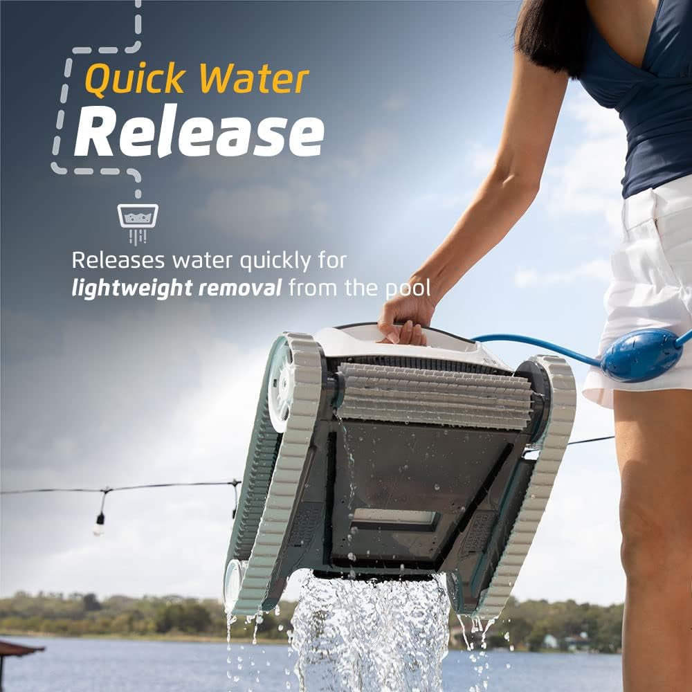 Dolphin E10 Robotic Pool Vacuum Cleaner up to 30 FT - Bundle with Ultra Fine Filter Basket