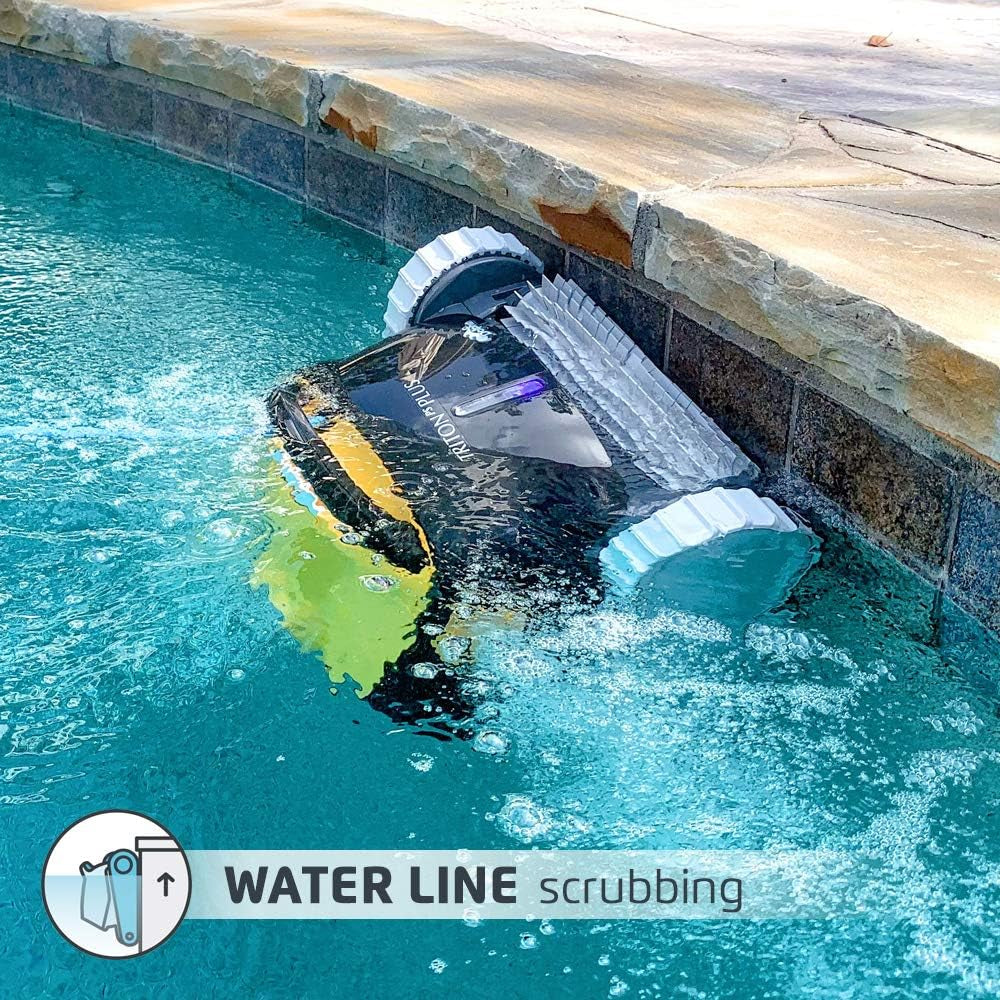 Dolphin Triton PS plus Wifi Operated Robotic Pool [Vacuum] Cleaner - Ideal for in Ground Swimming Pools up to 50 Feet - Powerful Suction to Pick up Small Debris - Easy to Clean Top Load Filter Basket