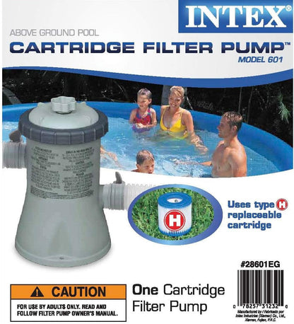Intex 10 X 2.5 Foot round Metal Frame above Ground Pool + 330 GPH Filter Pump